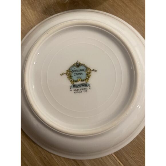 Noritake Beauvais 5.25” Fruit Bowls Set Of 4 Fine China Gold Rim Made In Japan - Picture 6 of 7